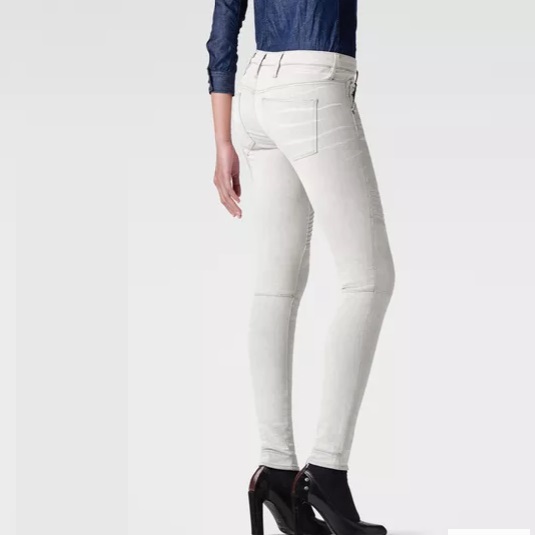 ДАМСКИ ДЪНКИ – G-STAR RAW 5620 ZIP CUSTOM MID SKINNY - 2