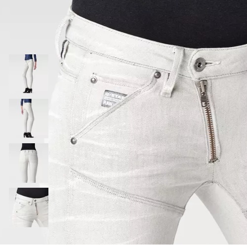 ДАМСКИ ДЪНКИ – G-STAR RAW 5620 ZIP CUSTOM MID SKINNY - 3