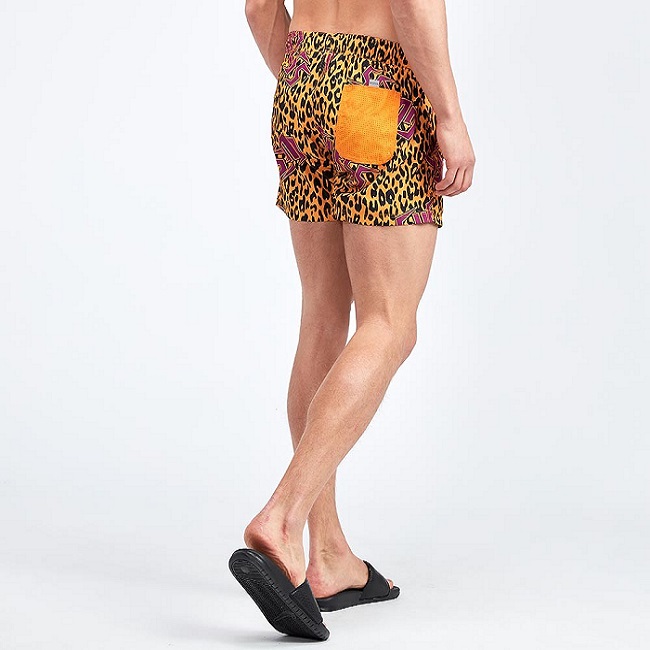 Мъжки Плувни Шорти – Guess Leopard Print - 5