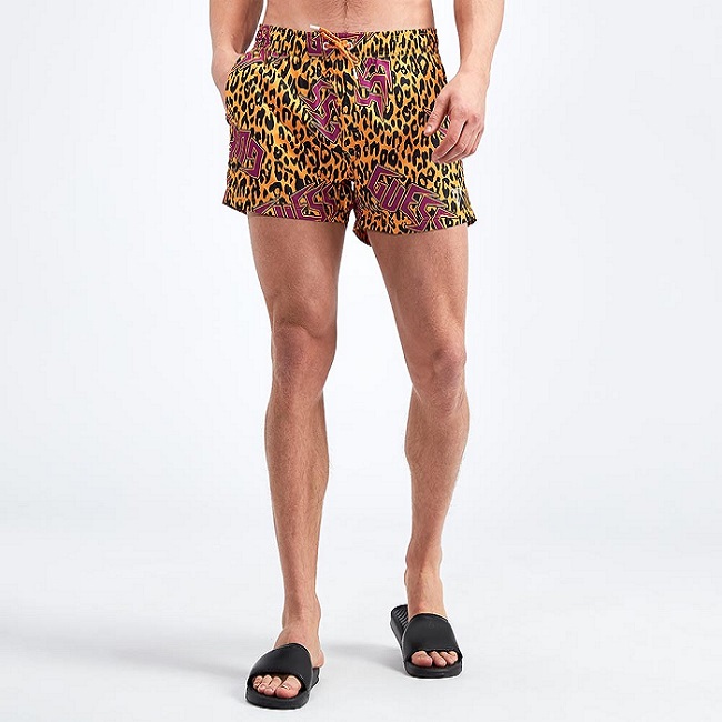 Мъжки Плувни Шорти – Guess Leopard Print - 6