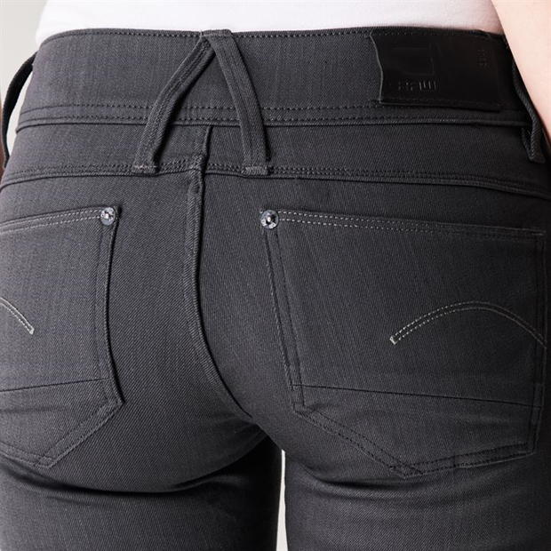 ДАМСКИ ДЪНКИ – G-STAR RAW LYNN ZIP MID SKINNY - 4