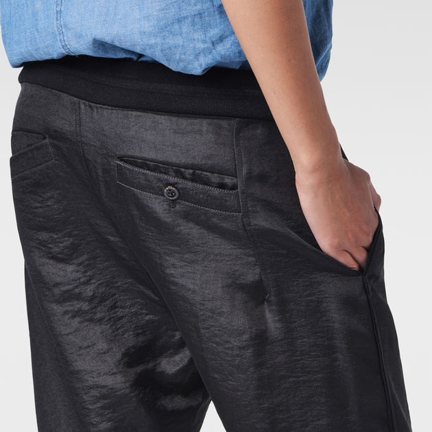 Дамски Спортно-Елегантен Панталон - G-STAR RAW BRONSON 3D LOW WAIST TAPERED PANTS - 4