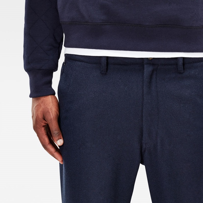 Мъжки Спортно-Елегантен Панталон - G-STAR RAW BRONSON LOOSE CROPPED PANTS - 4
