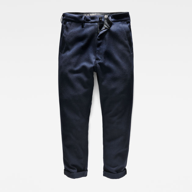 Мъжки Спортно-Елегантен Панталон - G-STAR RAW BRONSON LOOSE CROPPED PANTS - 6