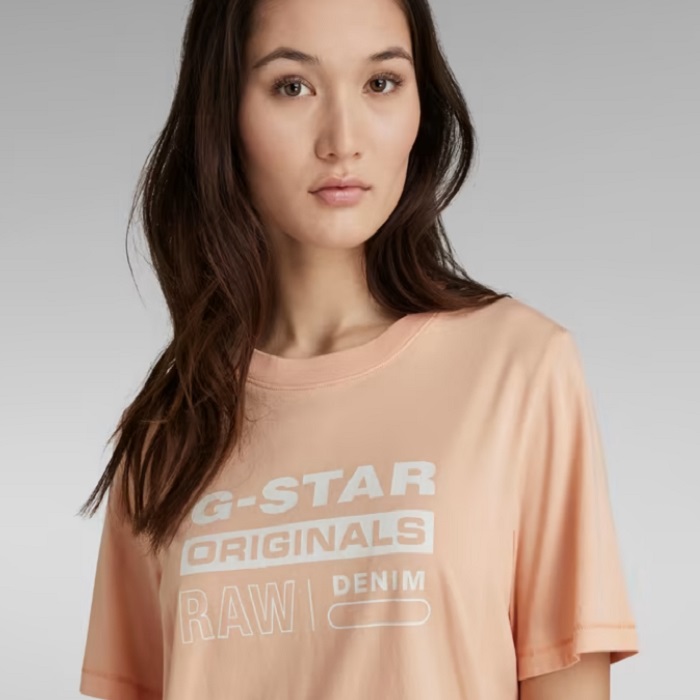 Дамска Тениска – G-STAR RAW ORIGINALS LABEL T-SHIRT - 5