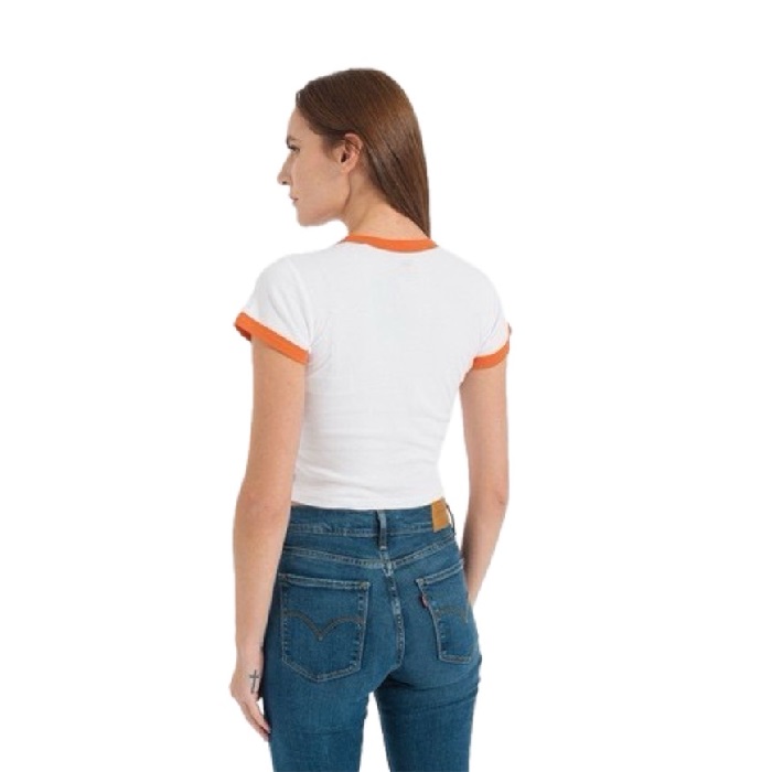 ДАМСКА ТЕНИСКА - LEVI'S T-SHIRT GRAPHIC RINGER MINI - 5