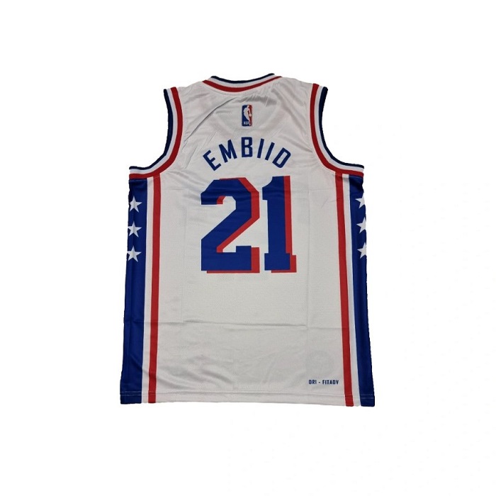 Мъжки Баскетболен Потник – NIKE NBA Philadelphia 76ers Embiid 21 - 2