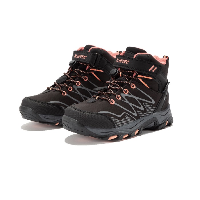 ДЕТСКИ БОТИ - HI-TEC WATERPROOF BLACKOUT MID WP Hiking shoes - 5