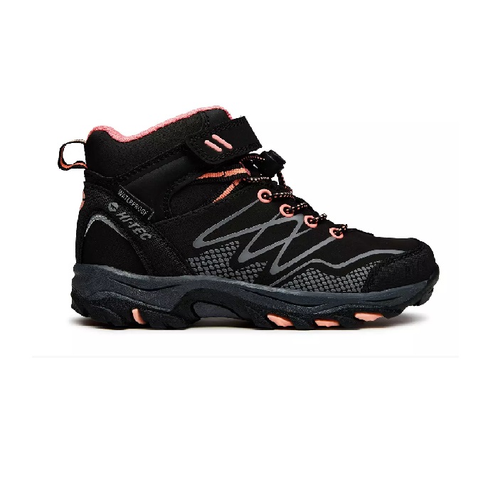 ДЕТСКИ БОТИ - HI-TEC WATERPROOF BLACKOUT MID WP Hiking shoes