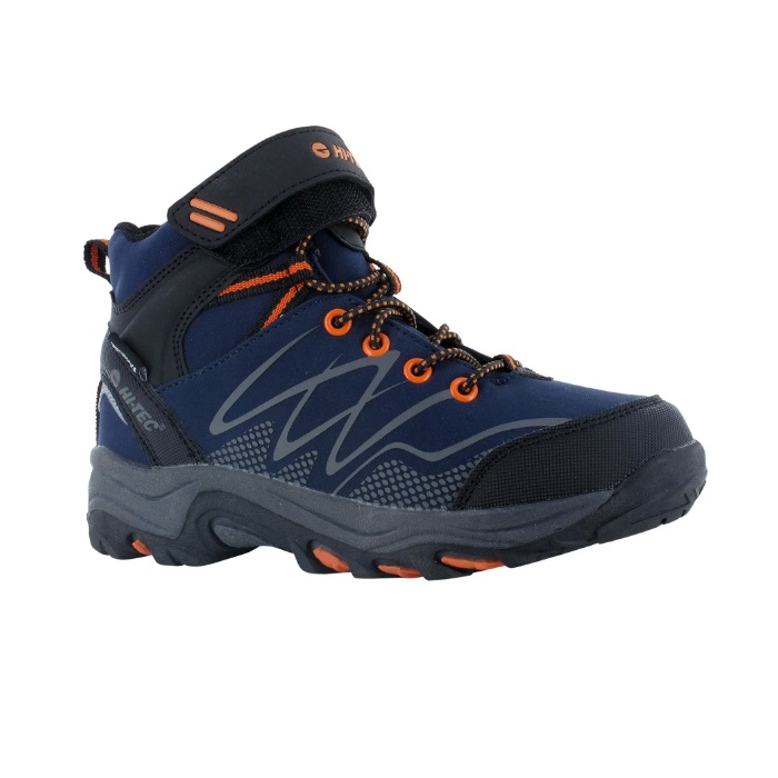 ДЕТСКИ БОТИ - HI-TEC WATERPROOF BLACKOUT MID WP Hiking shoes