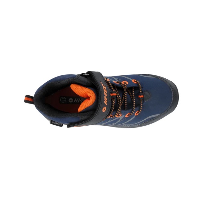 ДЕТСКИ БОТИ - HI-TEC WATERPROOF BLACKOUT MID WP Hiking shoes - 3