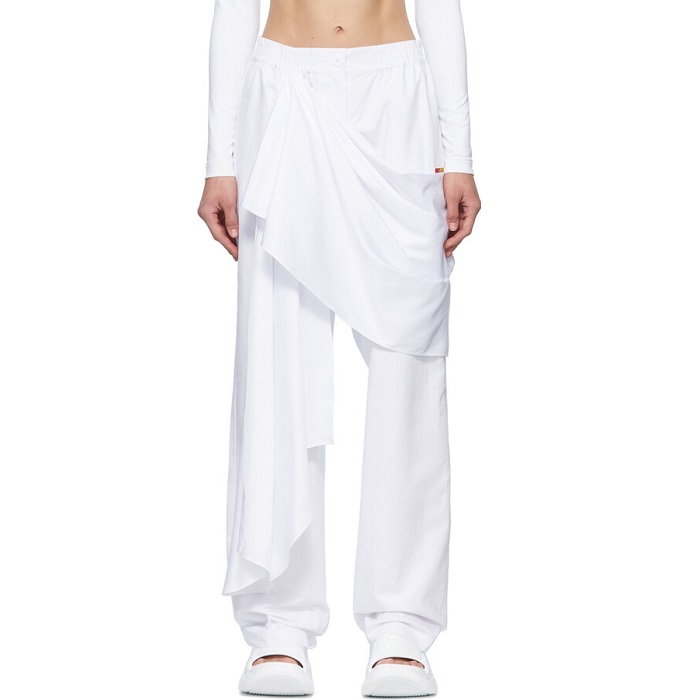 Дамски Спортно Елегантен Панталон - Reebok Classics Womens X Pyer Moss Draped Pants - 5