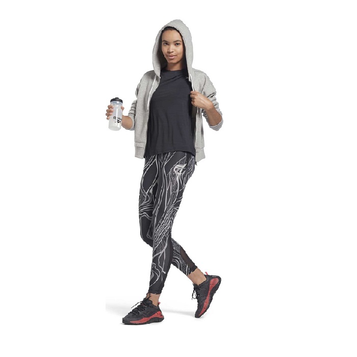 Дамски Спортен Клин - Reebok Lux Speedwick Graphic Tight Leggings - 5
