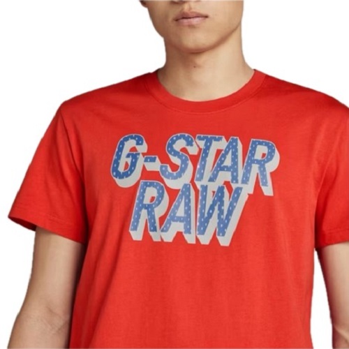 МЪЖКА ТЕНИСКА – G-STAR RAW 3D Dotted Graphic - 2