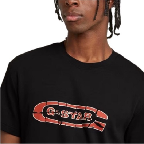 МЪЖКА ТЕНИСКА – G-STAR RAW DESTROYED OLD SKOOL LOGO T-SHIRT - 5