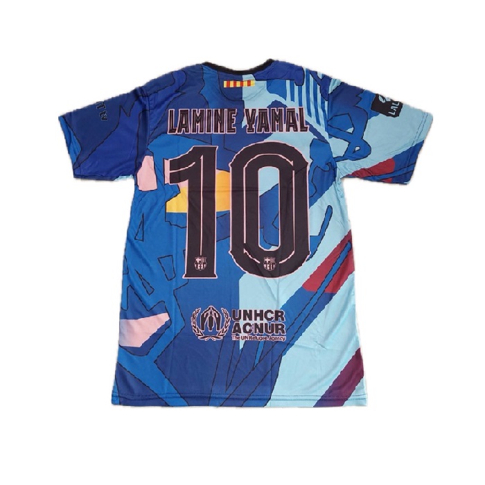 Мъжка Футболна Тениска – NIKE FC BARCELONA LAMINE YAMAL 10 - 2