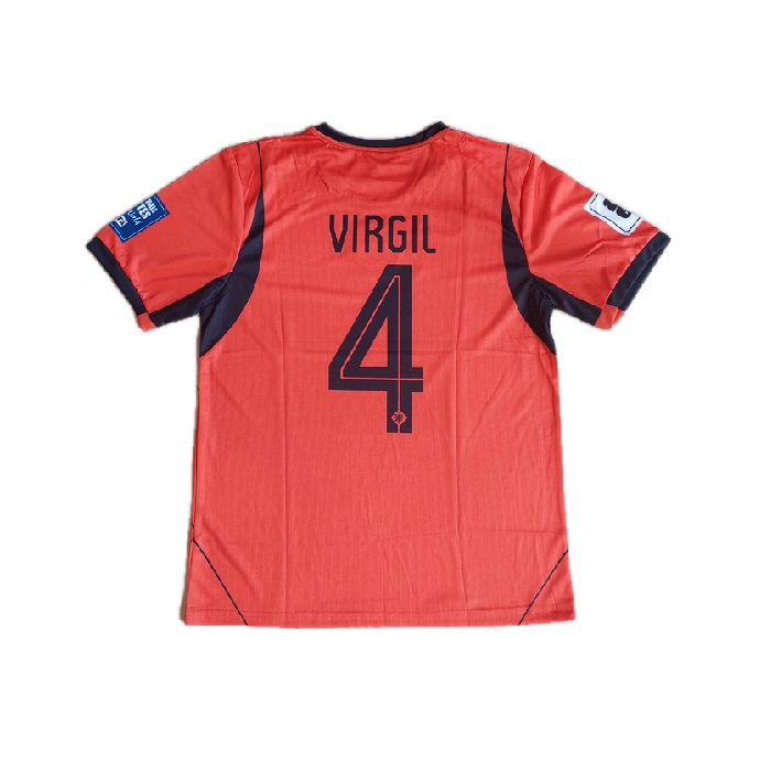 Мъжка Футболна Тениска - Nike FF Nederland VIRGIL 4 - 2