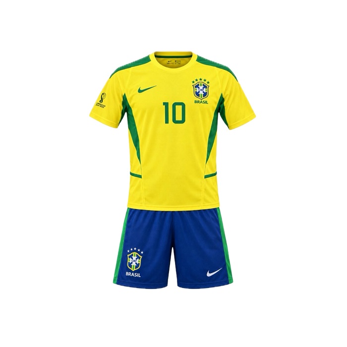 ДЕТСКИ ФУТБОЛЕН ЕКИП - NIKE FC BRASIL PELE 10 - 2