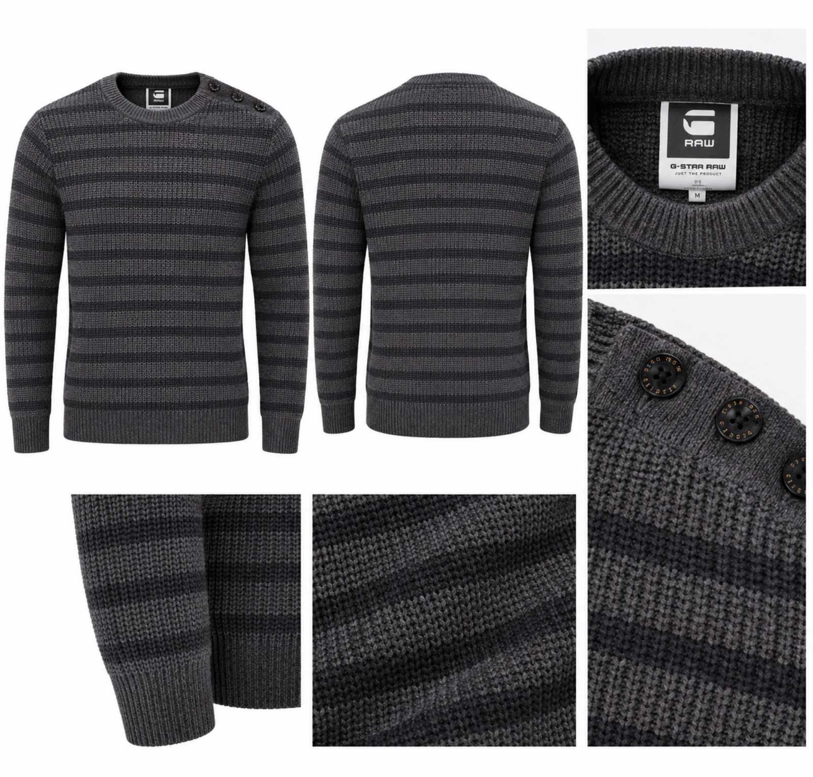 МЪЖКИ ПУЛОВЕР - G-STAR RAW Wairdon Knit Stripe - 7