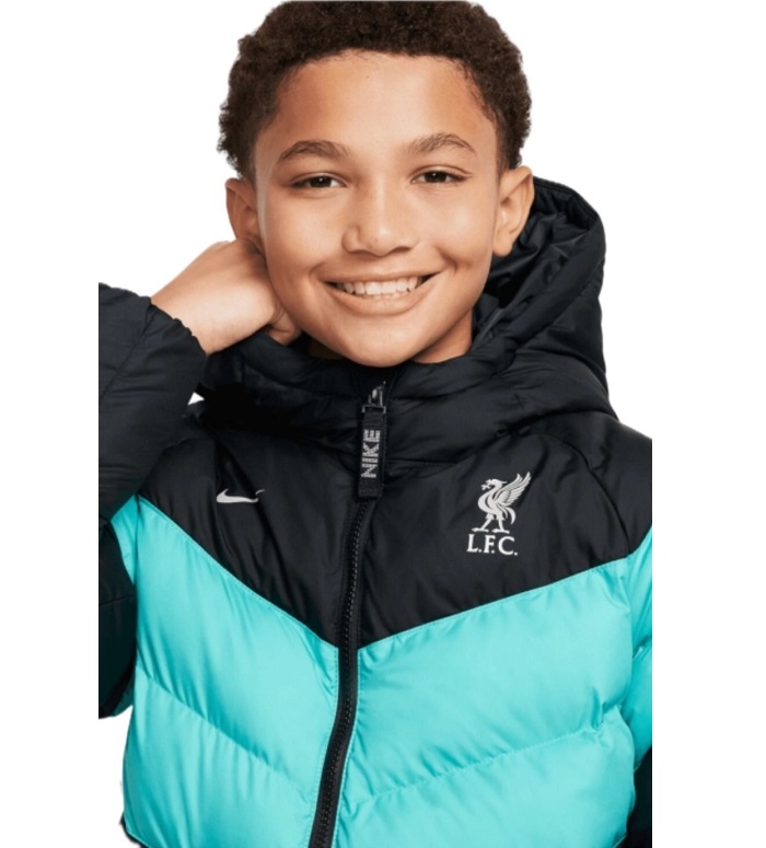 Дамско Зимно Яке - Nike FC LIVERPOOL Hoodie Puffer Jacket - 4